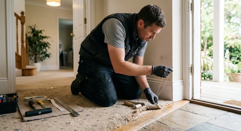 Basement Carpet Repair in Overland Park, KS