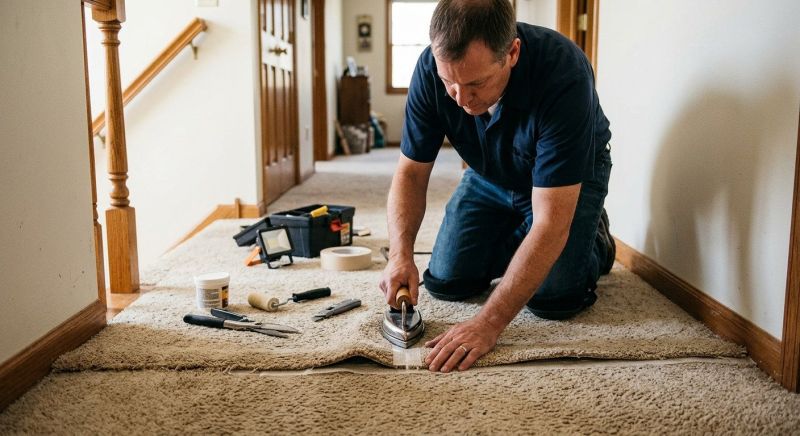 Doorway Carpet Repair in Kansas City, KS