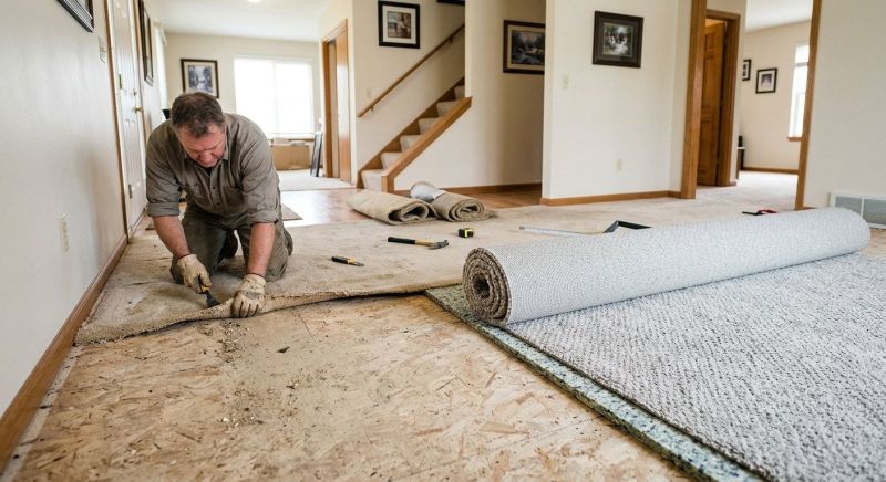 Textured Carpet Installation in Toms River, NJ